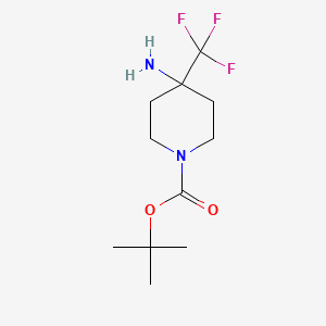 1-Boc-4-aMino-4-trifluoroMethylpiperidine - (1211582-61-4)