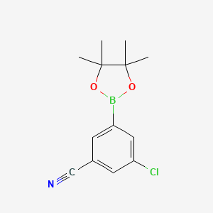 3-chloro-5-(4,4,5,5-tetramethyl-1,3,2-dioxaborolan-2-yl)benzonitrile - (1212021-11-8)