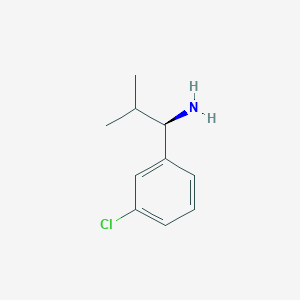 (R)-1-(3-chlorophenyl)-2-methylpropan-1-amine - (1212064-17-9)