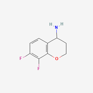 (R)-7,8-difluorochroman-4-amine - (1213550-52-7)