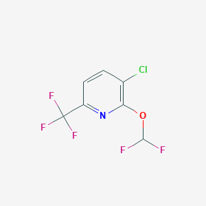 3-Chloro-2-(difluoromethoxy)-6-(trifluoromethyl)pyridine - (1214332-87-2)