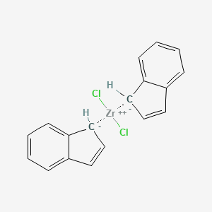 Zirconium, dichlorobis[(1,2,3,3a,7a-η)-1H-inden-1-yl]- - (12148-49-1)