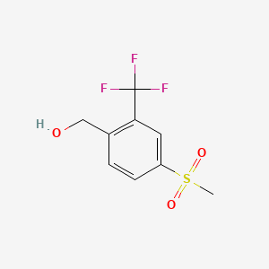 (4-(Methylsulfonyl)-2-(trifluoroMethyl)phenyl)Methanol - (1215323-17-3)