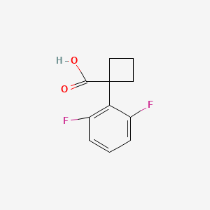 1-(2,6-Difluorophenyl)cyclobutanecarboxylic acid - (1215754-00-9)