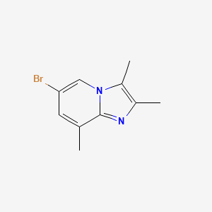 6-bromo-2,3,8-trimethylimidazo[1,2-a]pyridine - (1215953-19-7)