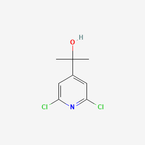 1-Piperazinecarboxylic acid, 2-propyl-, 1,1-dimethylethyl ester, hydrochloride (1:1), (2S)- - (1217478-55-1)