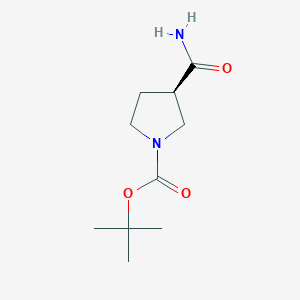 tert-Butyl (3R)-3-carbamoylpyrrolidine-1-carboxylate - (1217634-97-3)
