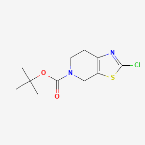 Thiazolo[5,4-c]pyridine-5(4H)-carboxylic acid, 2-chloro-6,7-dihydro-, 1,1-dimethylethyl ester - (1221931-40-3)
