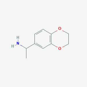 1-(2,3-DIHYDRO-BENZO[1,4]DIOXIN-6-YL)-ETHYLAMINE - (122416-41-5)