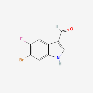 6-bromo-5-fluoro-1H-indole-3-carbaldehyde - (1227496-42-5)