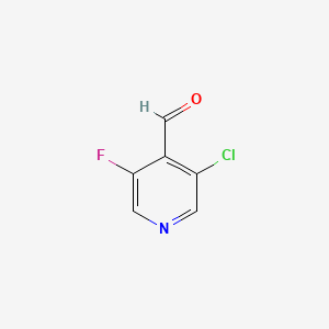 3-Chloro-5-fluoro-pyridine-4-carbaldehyde - (1227603-79-3)