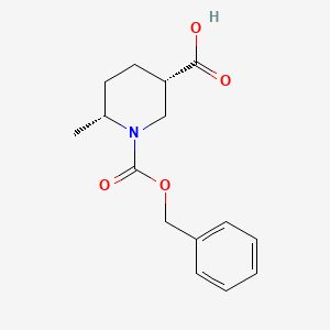 (3S,6R)-1-benzyloxycarbonyl-6-methyl-piperidine-3-carboxylic acid - (1227916-29-1)
