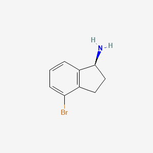 1H-Inden-1-amine, 4-bromo-2,3-dihydro-, (1S)- - (1228570-71-5)