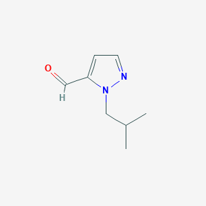 1-(2-methylpropyl)-1H-pyrazole-5-carbaldehyde - (1236366-12-3)