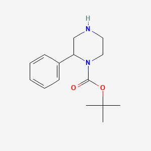 1-Piperazinecarboxylic acid, 2-phenyl-, 1,1-dimethylethyl ester, (2S)- - (1240583-48-5)