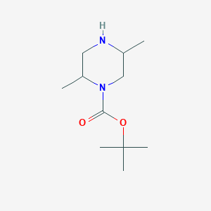 1-Piperazinecarboxylic acid, 2,5-dimethyl-, 1,1-dimethylethyl ester, (2R,5R)- - (1240586-48-4)