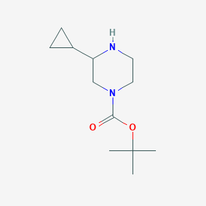 1-Boc-(R)-3-cyclopropylpiperazine - (1240587-11-4)