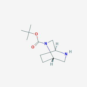 2,5-Diazabicyclo[2.2.2]octane-2-carboxylic acid, 1,1-dimethylethyl ester, (1R,4R)- - (1240782-81-3)