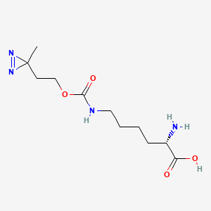 (S)-2-amino-6-((2-(3-methyl-3H-diazirin-3-yl)ethoxy)carbonylamino)hexanoic acid hydrochloride - (1253643-88-7)