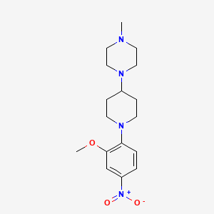 1-(1-(2-methoxy-4-nitrophenyl)piperidin-4-yl)-4-methylpiperazine - (1254058-33-7)