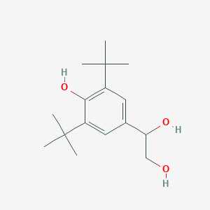 1-(3,5-Di-tert-butyl-4-hydroxyphenyl)-1,2-ethanediol - (125489-21-6)