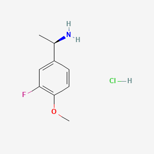 (R)-1-(3-Fluoro-4-Methoxyphenyl)ethanaMine hydrochloride - (1257106-70-9)