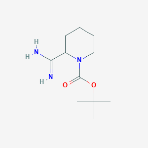 Tert-Butyl 2-Carbamimidoylpiperidine-1-Carboxylate - (1258640-98-0)