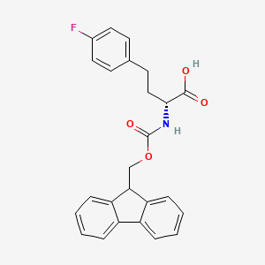 (R)-a-(Fmoc-amino)-4-fluoro-benzenebutanoic acid - (1260590-83-7)