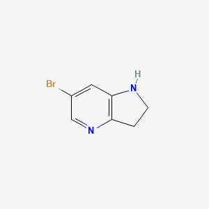 6-bromo-1H,2H,3H-pyrrolo[3,2-b]pyridine - (1260663-30-6)