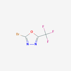 2-Bromo-5-(trifluoromethyl)-1,3,4-oxadiazole - (1260674-33-6)