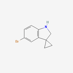 Spiro[cyclopropane-1,3'-[3H]indole], 5'-bromo-1',2'-dihydro- - (1260763-03-8)