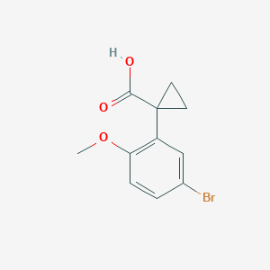 1-(5-bromo-2-methoxyphenyl)cyclopropane-1-carboxylic acid - (1260799-75-4)