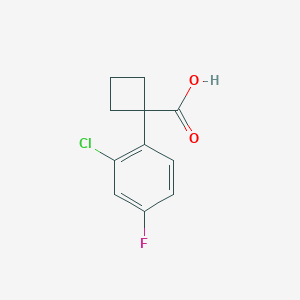 1-(2-Chloro-4-fluorophenyl)cyclobutanecarboxylic Acid - (1260900-12-6)