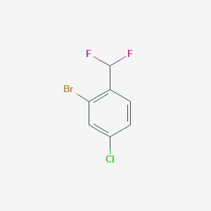 2-Bromo-4-chloro-1-(difluoromethyl)benzene - (1261476-50-9)