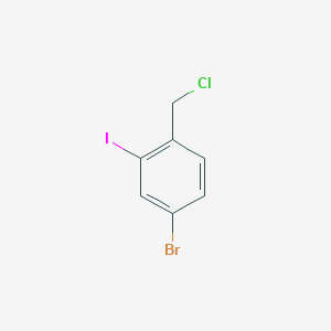 4-bromo-1-(chloromethyl)-2-iodobenzene - (1261553-12-1)