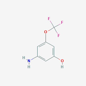 3-Amino-5-(trifluoromethoxy)phenol - (1261650-51-4)