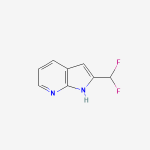 1H-Pyrrolo[2,3-b]pyridine, 2-(difluoromethyl)- - (1261844-48-7)