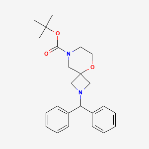 tert-butyl 2-benzhydryl-5-oxa-2,8-diazaspiro[3.5]nonane-8-carboxylate - (1263268-96-7)
