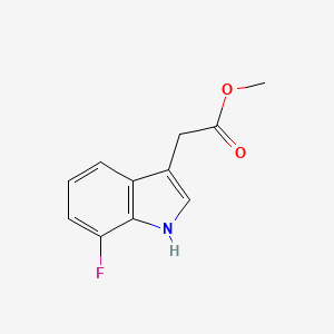 1H-Indole-3-acetic acid, 7-fluoro-, methyl ester - (1268340-21-1)