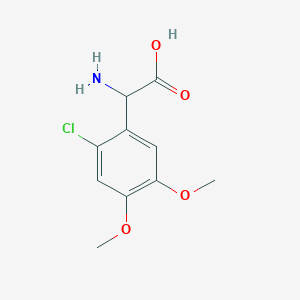 2-(2-Chloro-4,5-dimethoxyphenyl)-DL-glycine - (1270307-81-7)
