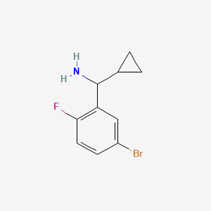 (5-Bromo-2-fluorophenyl)(cyclopropyl)methanamine - (1270377-73-5)