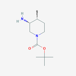 1-Piperidinecarboxylic acid, 3-amino-4-methyl-, 1,1-dimethylethyl ester, (3R,4S)-rel- - (1271810-27-5)