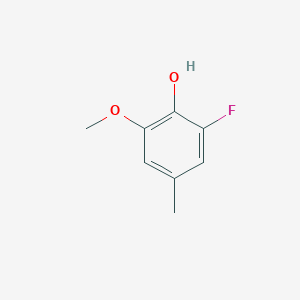2-Fluoro-6-methoxy-4-methylphenol - (127685-76-1)