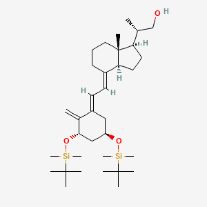 (S)-2-((1R,3aS,7aR,E)-4-((E)-2-((3S,5R)-3,5-bis(tert-butyldiMethylsilyloxy)-2-Methylenecyclohexylidene)ethylidene)-7a-Methyloctahydro-1H-inden-1-yl)propan-1-ol - (128387-35-9)