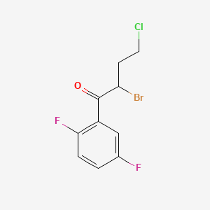 2-Bromo-4-Chloro-1-(2,5-Difluorophenyl)Butan-1-One - (1284437-05-3)