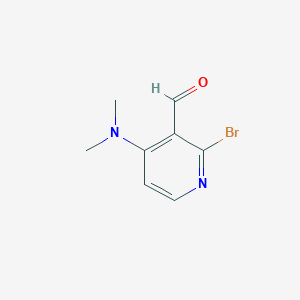 2-bromo-4-(dimethylamino)pyridine-3-carbaldehyde - (1289177-10-1)