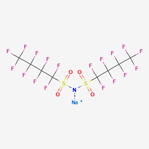 1-Butanesulfonamide,1,1,2,2,3,3,4,4,4-nonafluoro-N-[(nonafluorobutyl)sulfonyl]-, sodium salt - (129135-86-0)