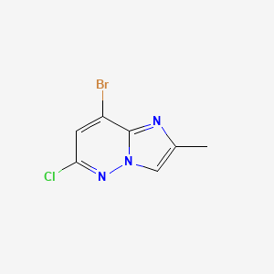 8-Bromo-6-chloro-2-methylimidazo[1,2-b]pyridazine - (1298031-94-3)