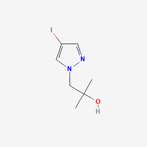 1-(4-Iodo-1H-pyrazol-1-yl)-2-methylpropan-2-ol - (1298032-45-7)