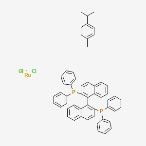 (R)-(+)-2,2'-BIS(DIPHENYLPHOSPHINO)-1,1'-BINAPHTHALENECHLORO(P-CYMENE)RUTHENIUM CHLORIDE - (130004-33-0)